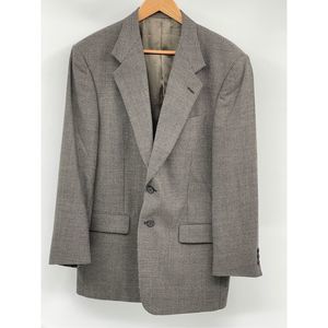 Tallia Blazer Sport Coat Suit Jacket‎ Men Size 42 R Tan Black